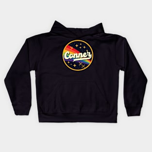 Conner // Rainbow In Space Vintage Style Kids Hoodie